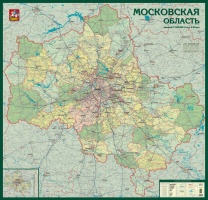 Пришел тираж административных карт Московской области